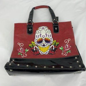 Large Bag With Skull Design